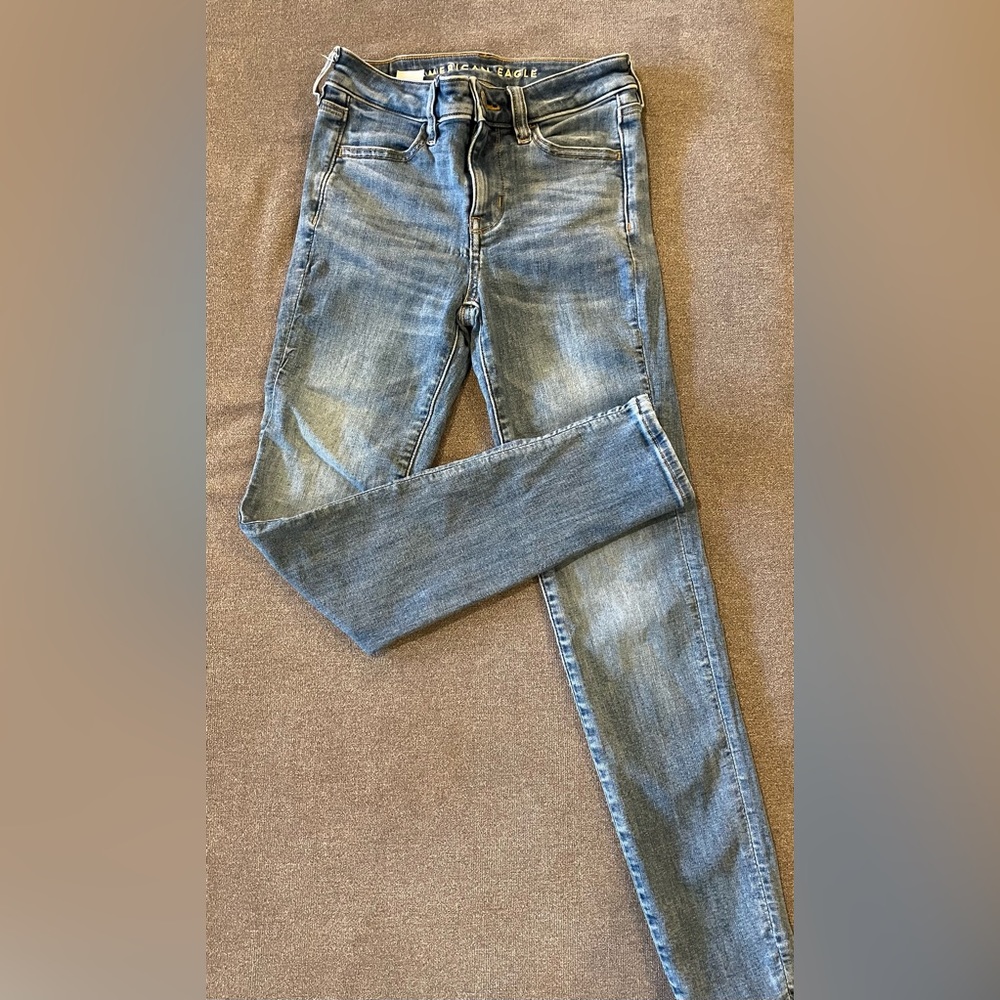 American Eagle jeans. Next level stretch. Size 00, short